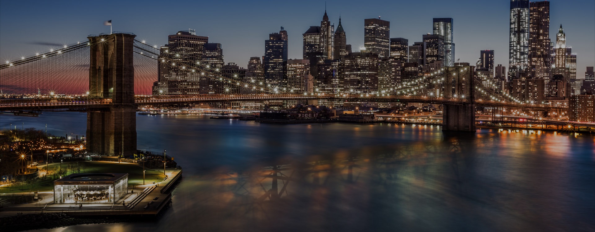 View of New York City skyline